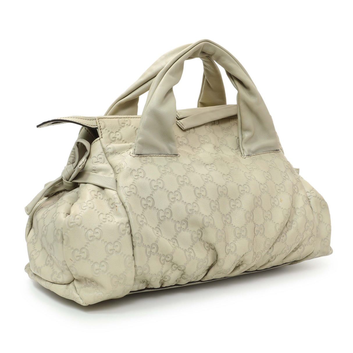 Gucci Guccissima Cream Hysteria Handbag Handbags Gucci
