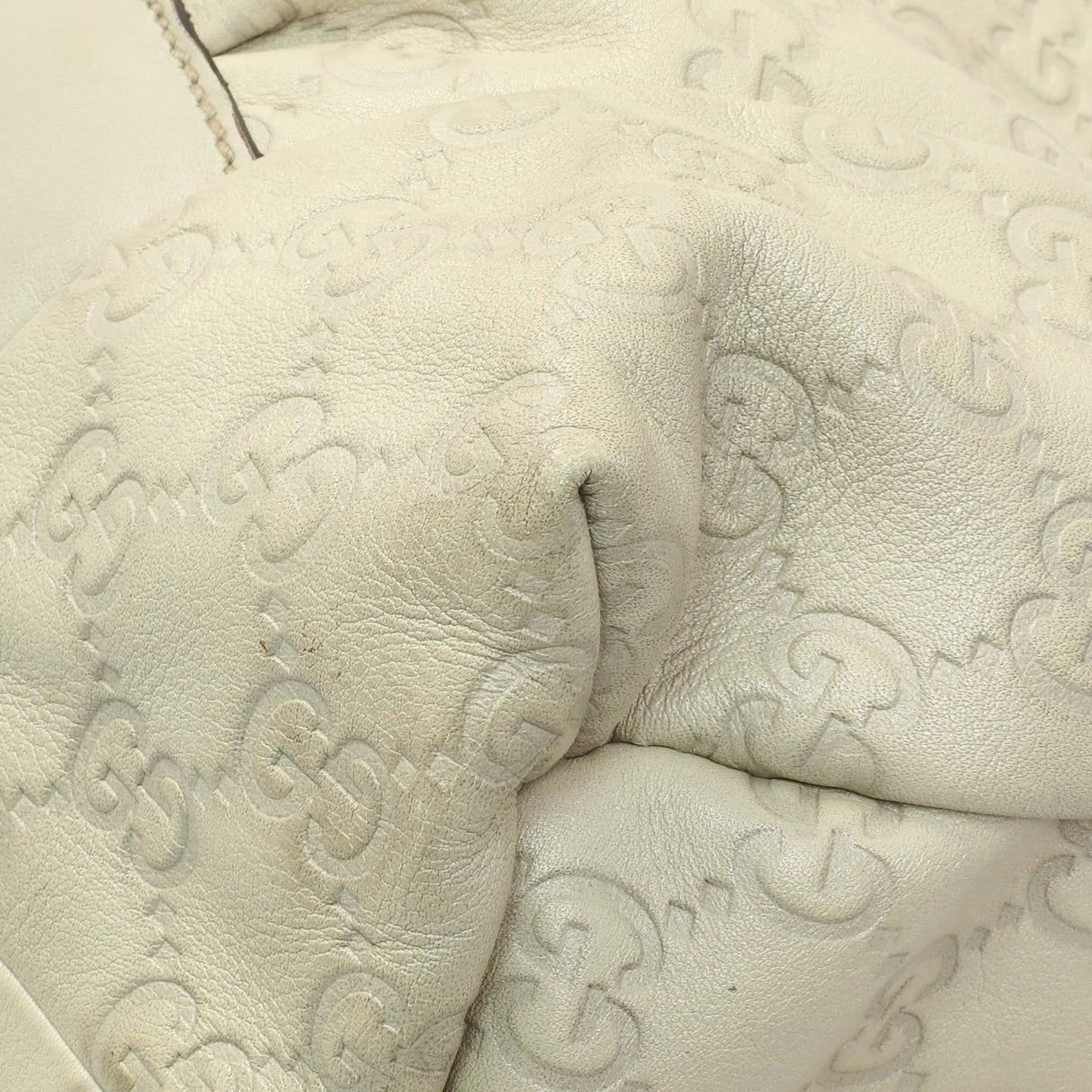 Gucci Guccissima Cream Hysteria Handbag Handbags Gucci