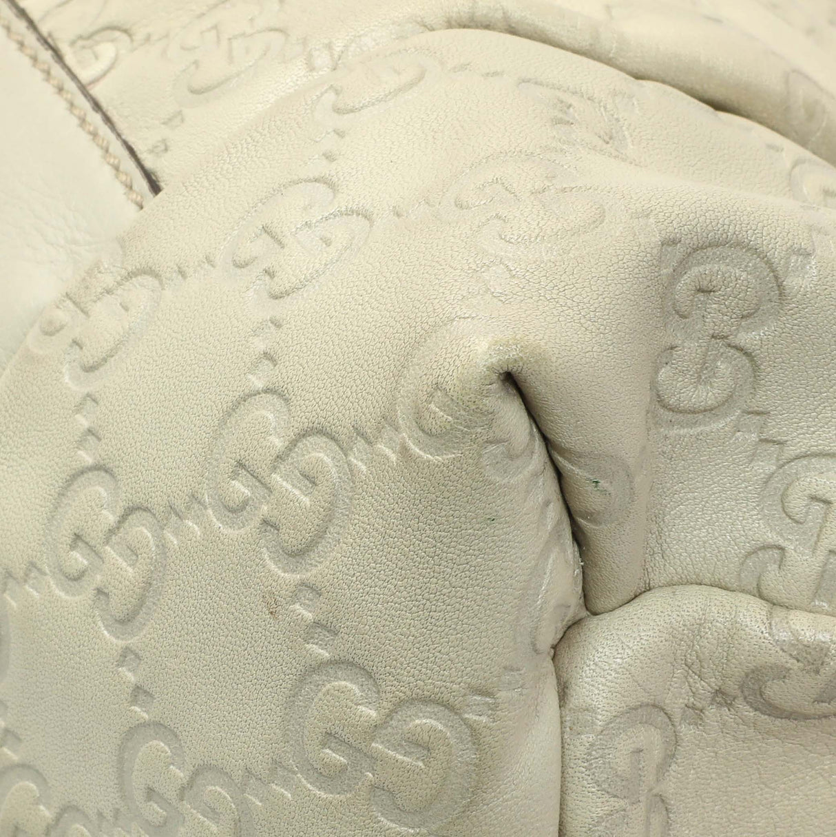 Gucci Guccissima Cream Hysteria Handbag Handbags Gucci