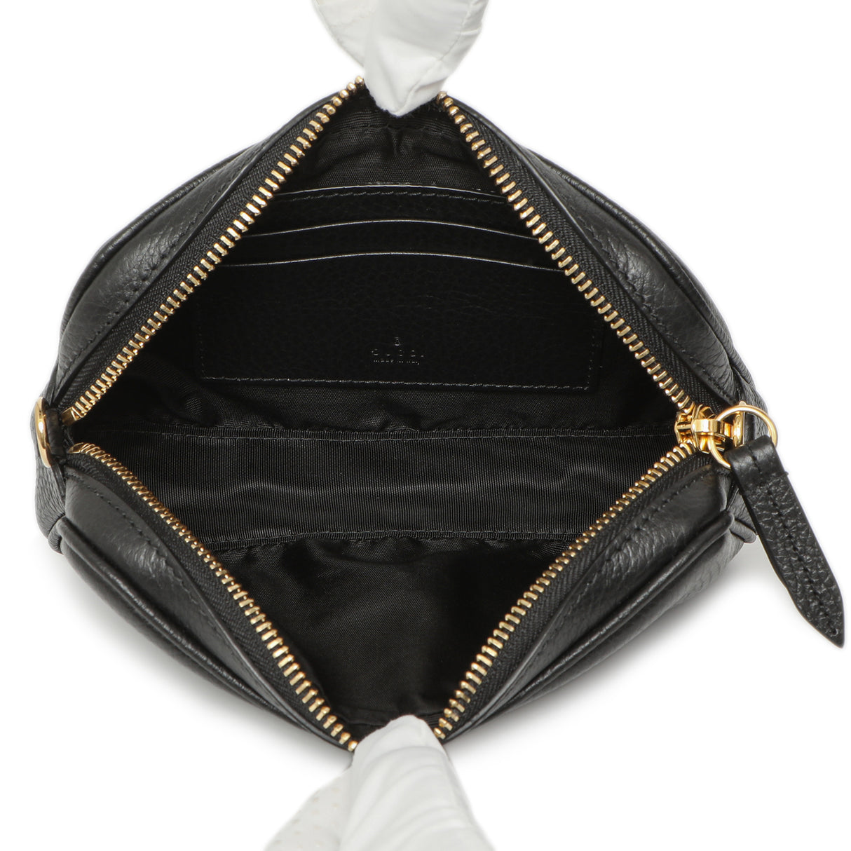 Gucci Black Calfskin Super Mini Marmont Crossbody Handbags Gucci