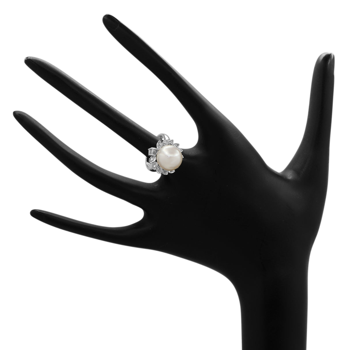 18K White Gold South Sea Pearl Ring Fine Jewellery Modaselle