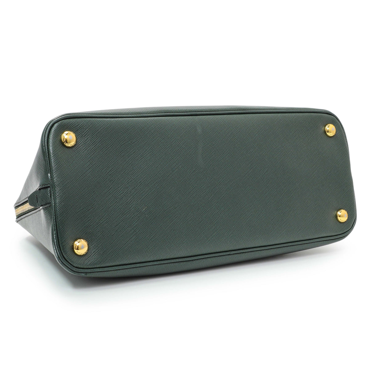 Prada Green Saffiano Medium Promenade Tote Handbags Prada