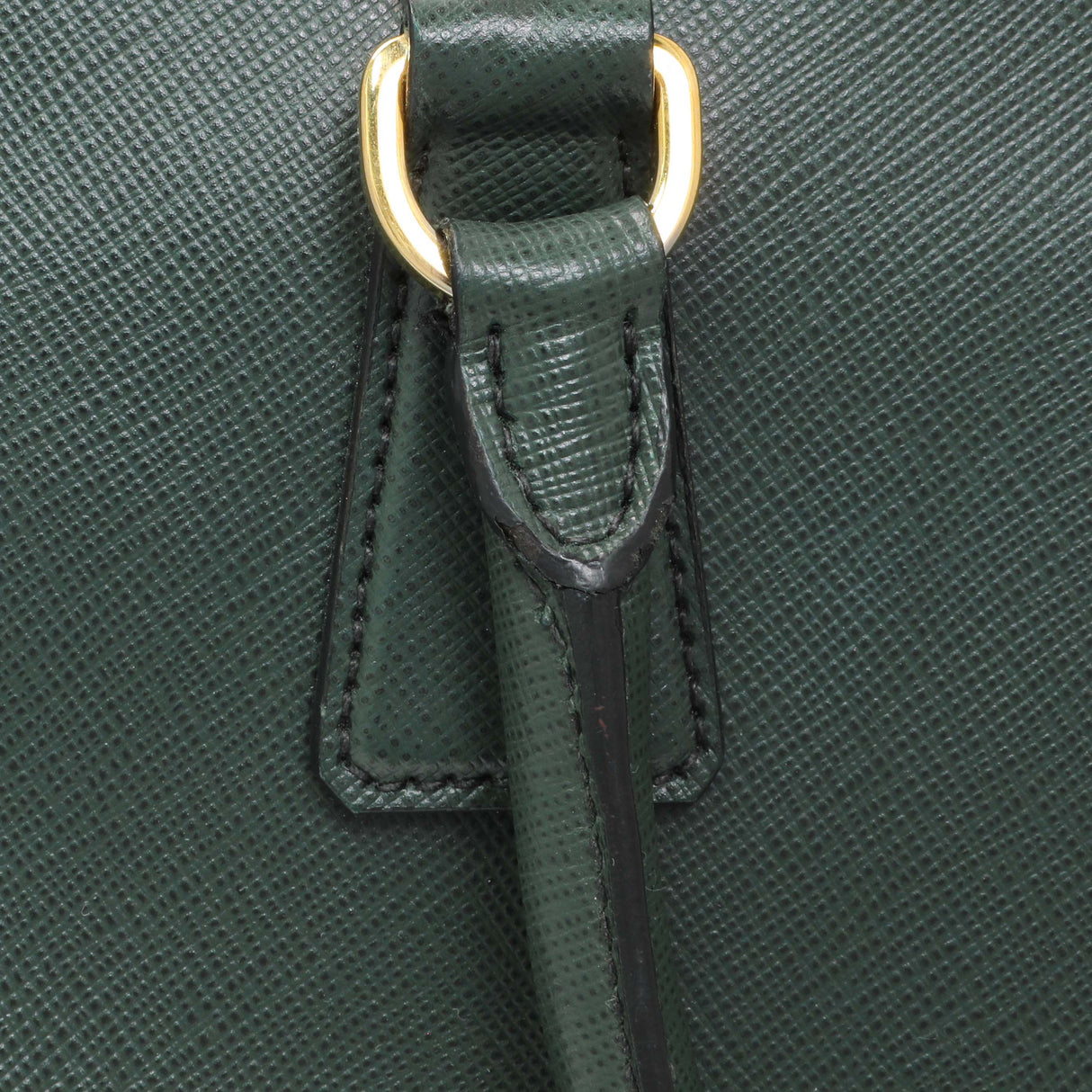 Prada Green Saffiano Medium Promenade Tote Handbags Prada