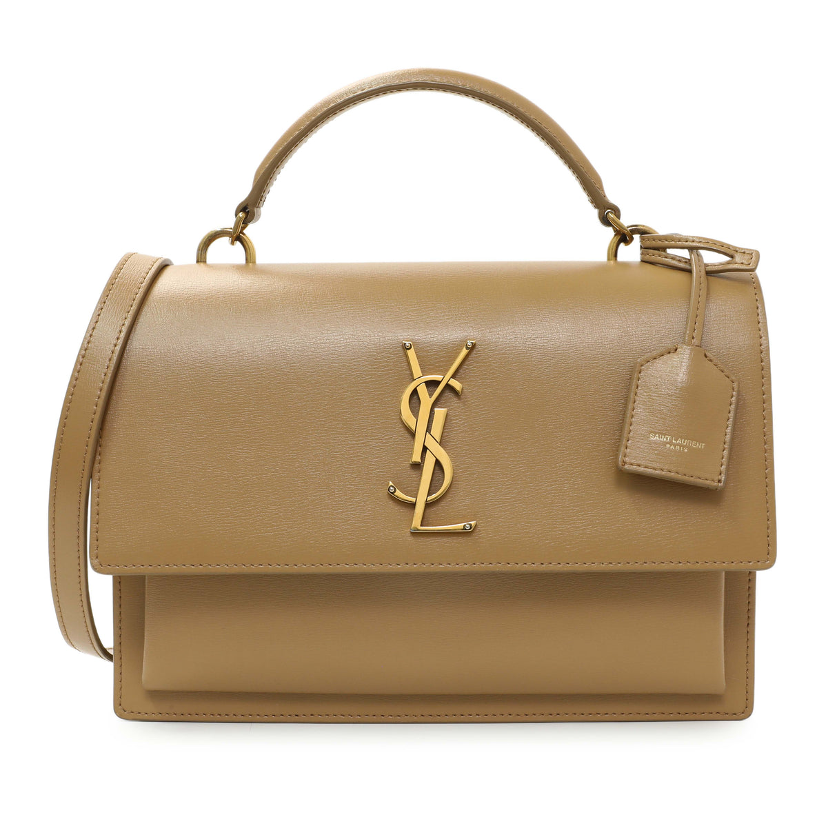 Saint Laurent Beige Sunset Top Handle Bag Handbags Saint Laurent