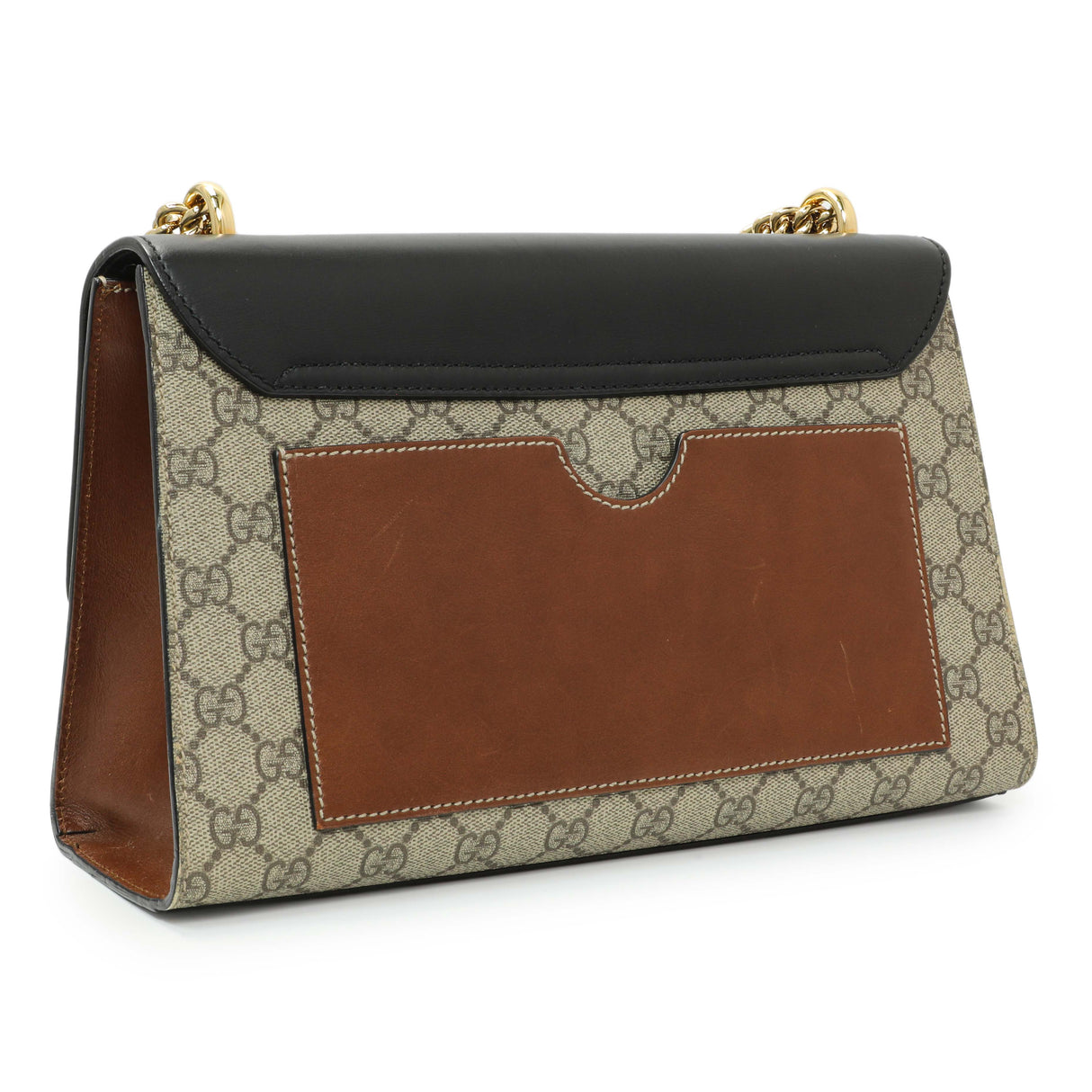 Gucci GG Supreme Calfskin Medium Padlock Shoulder Bag Handbags Gucci