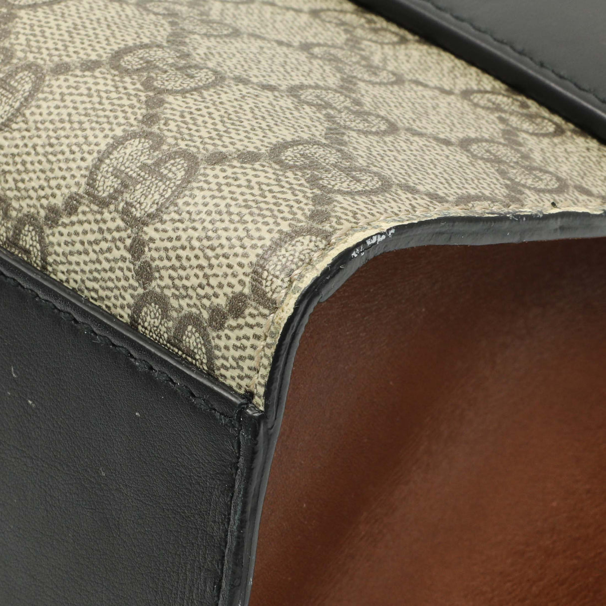 Gucci GG Supreme Calfskin Medium Padlock Shoulder Bag Handbags Gucci