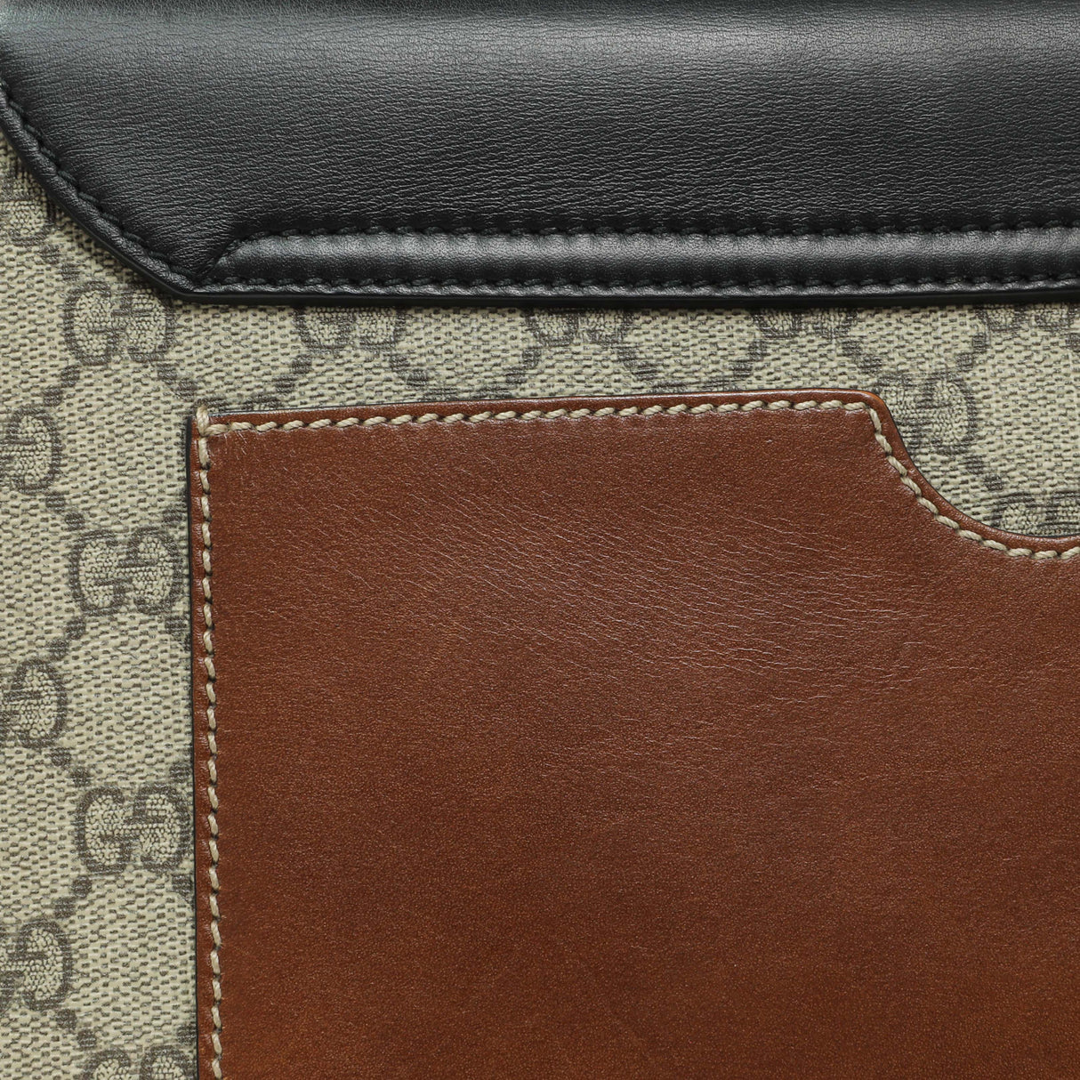 Gucci GG Supreme Calfskin Medium Padlock Shoulder Bag Handbags Gucci