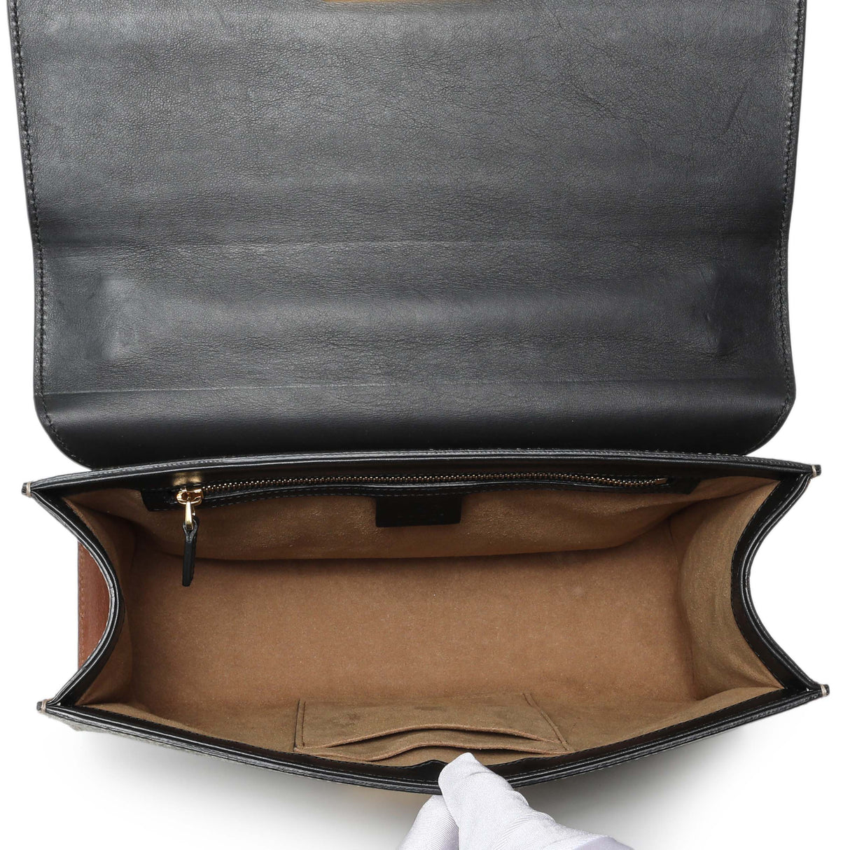 Gucci GG Supreme Calfskin Medium Padlock Shoulder Bag Handbags Gucci