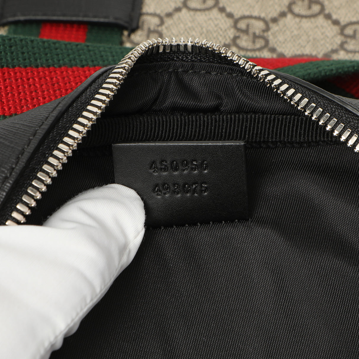 Gucci GG Supreme Monogram Web Belt Bag Handbags Gucci