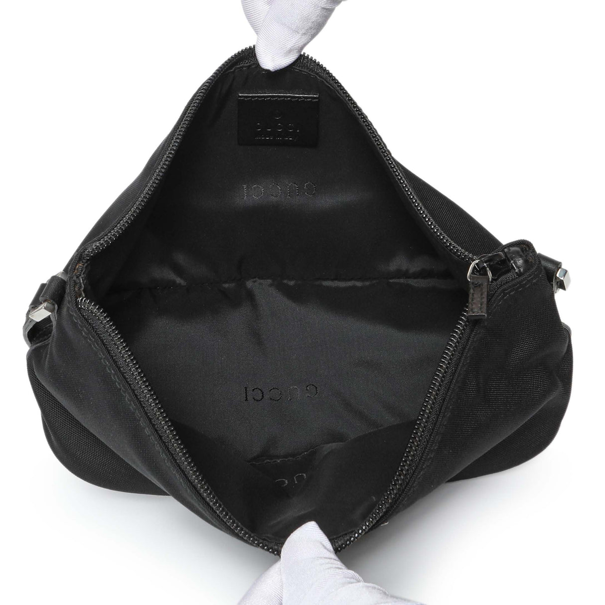 Gucci Black Nylon Boat Pochette Handbags Gucci