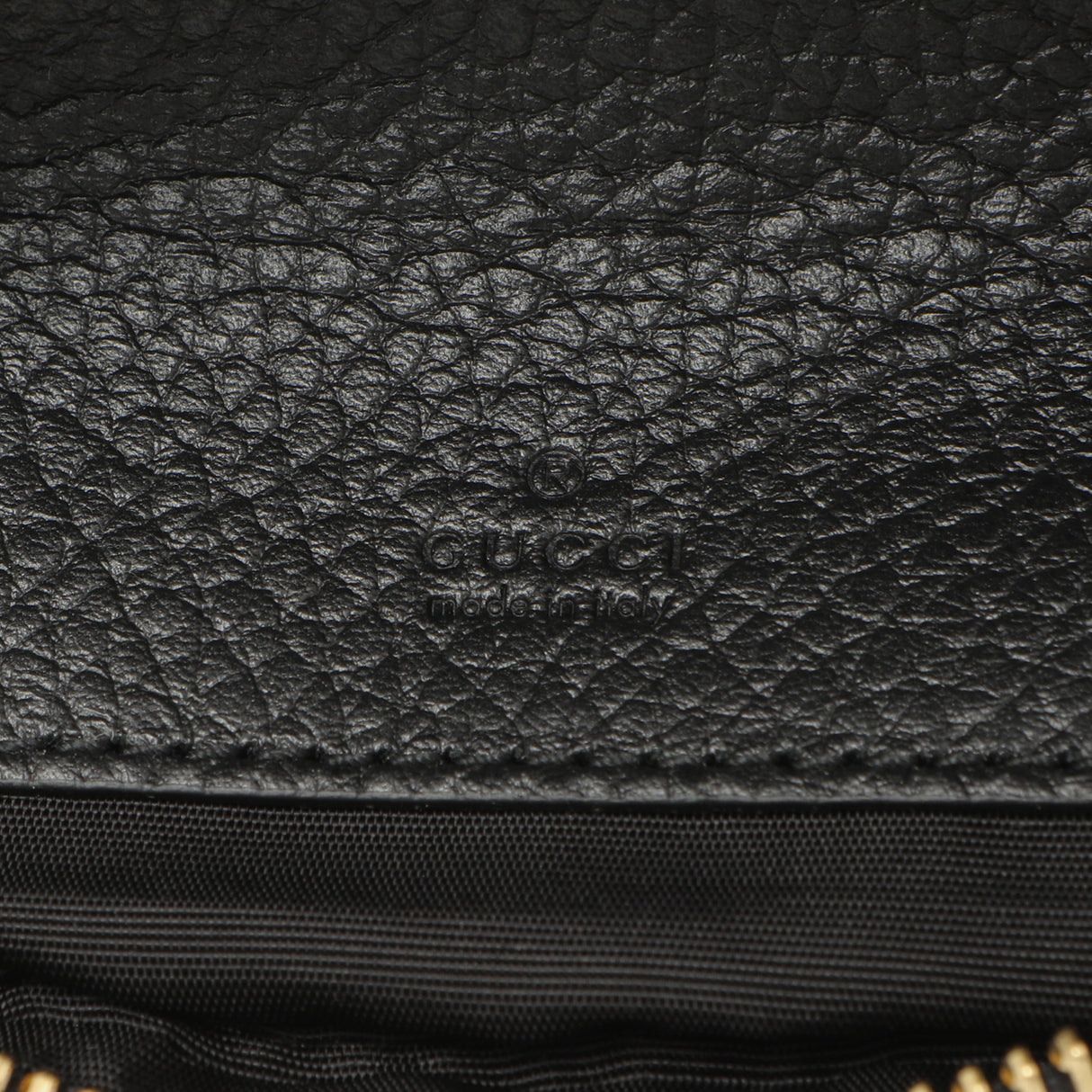 Gucci Black Calfskin Super Mini Marmont Crossbody Handbags Gucci