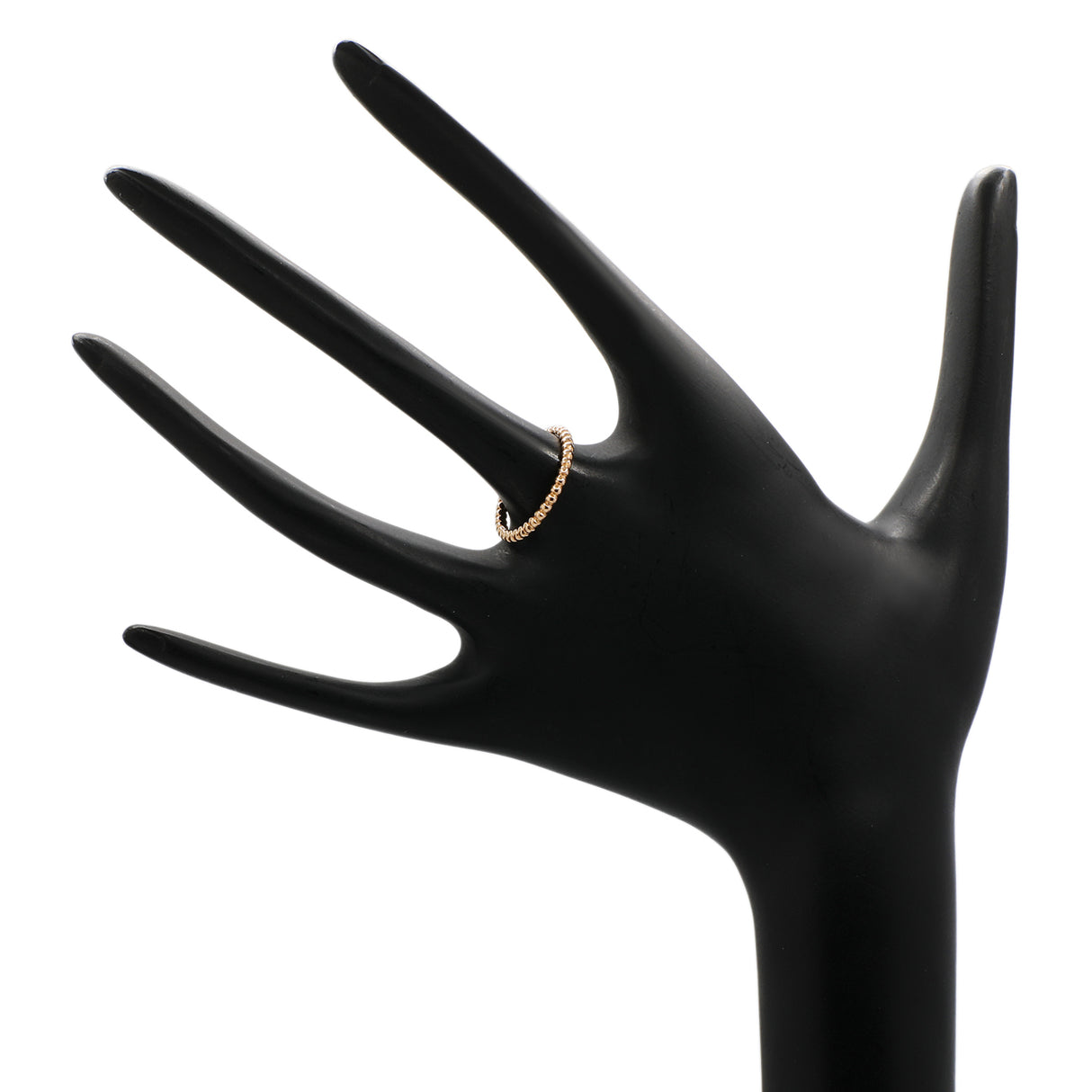 Van Cleef & Arpels 18K Rose Gold Small Perlee Ring Designer Jewellery Van Cleef and Arpels