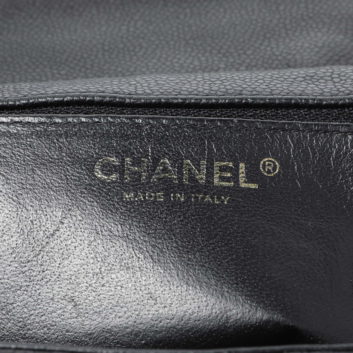 Chanel Black Quilted Caviar Jumbo Single Flap Handbags Chanel