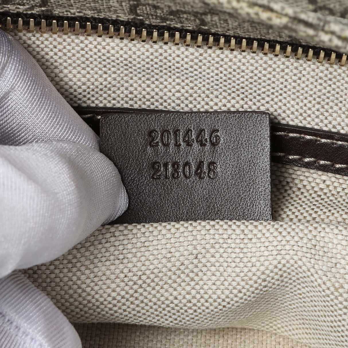 Gucci GG Supreme Monogram Medium Flat Messenger Bag Handbags Gucci