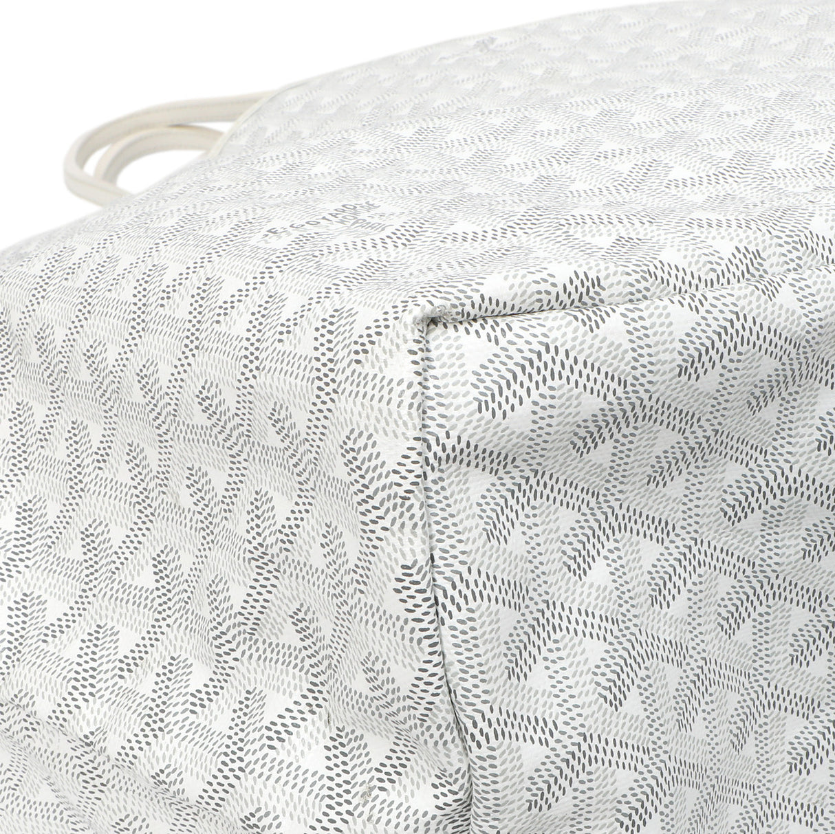 Goyard White Goyardine Saint Louis GM Goyard