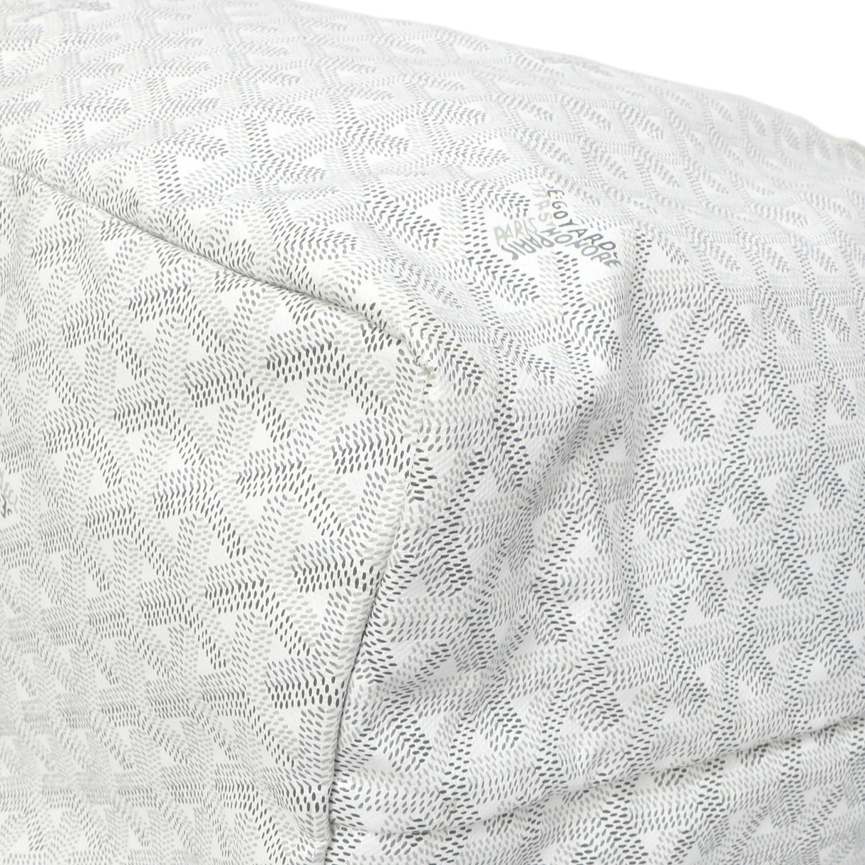 Goyard White Goyardine Saint Louis GM Goyard