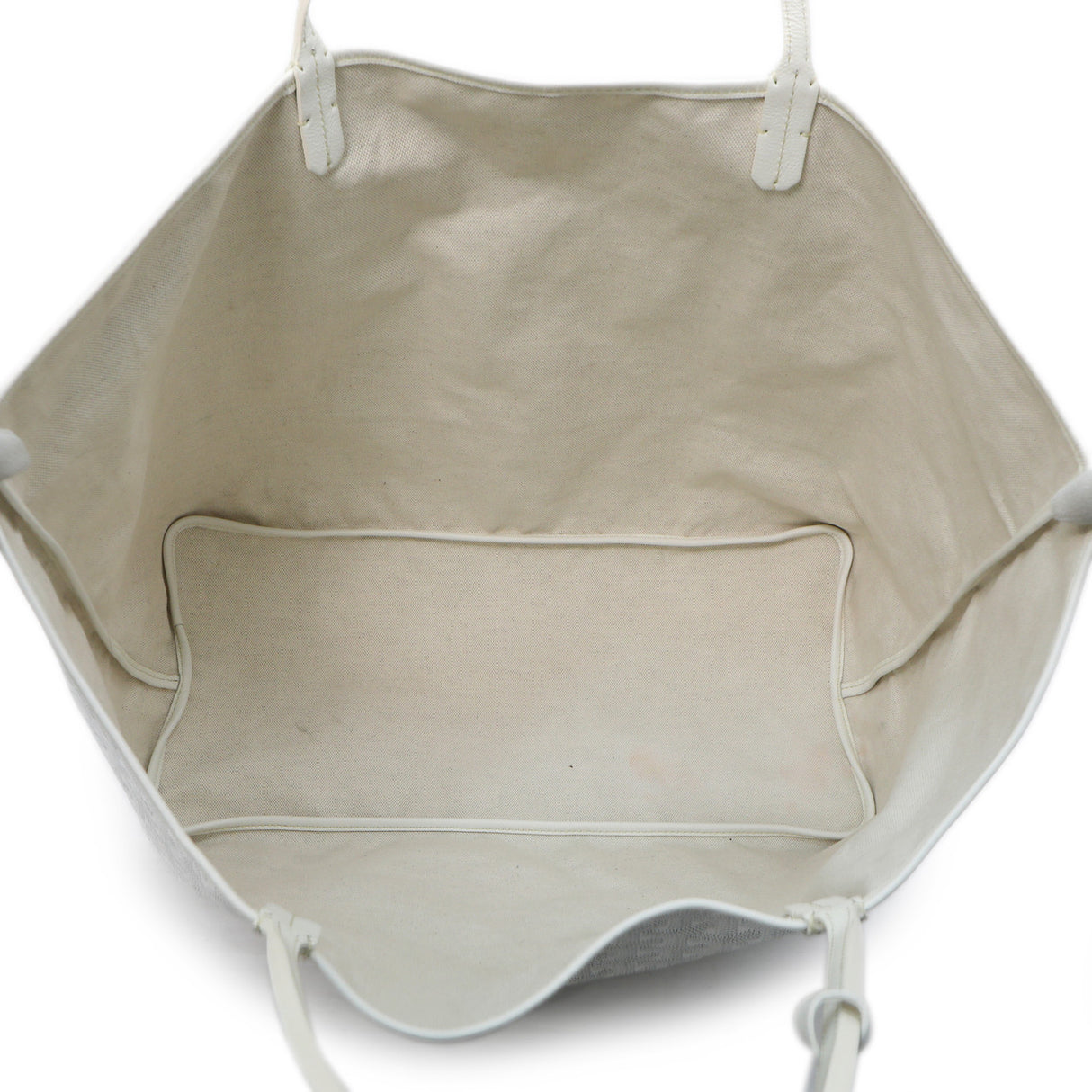 Goyard White Goyardine Saint Louis GM Goyard