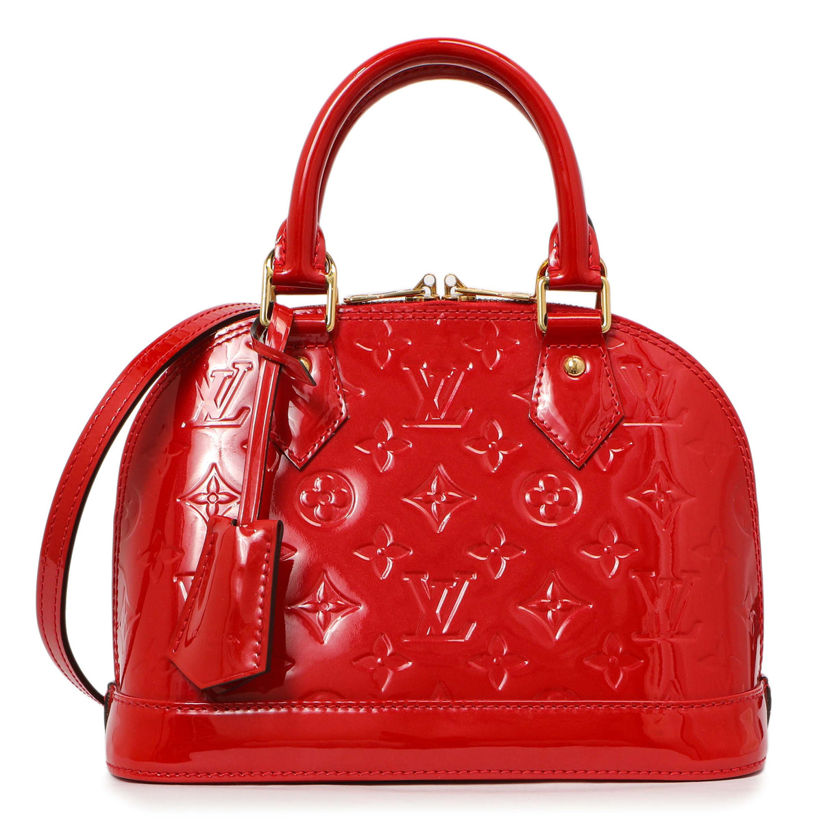 Louis Vuitton Cherry Vernis Alma BB Handbags Louis Vuitton