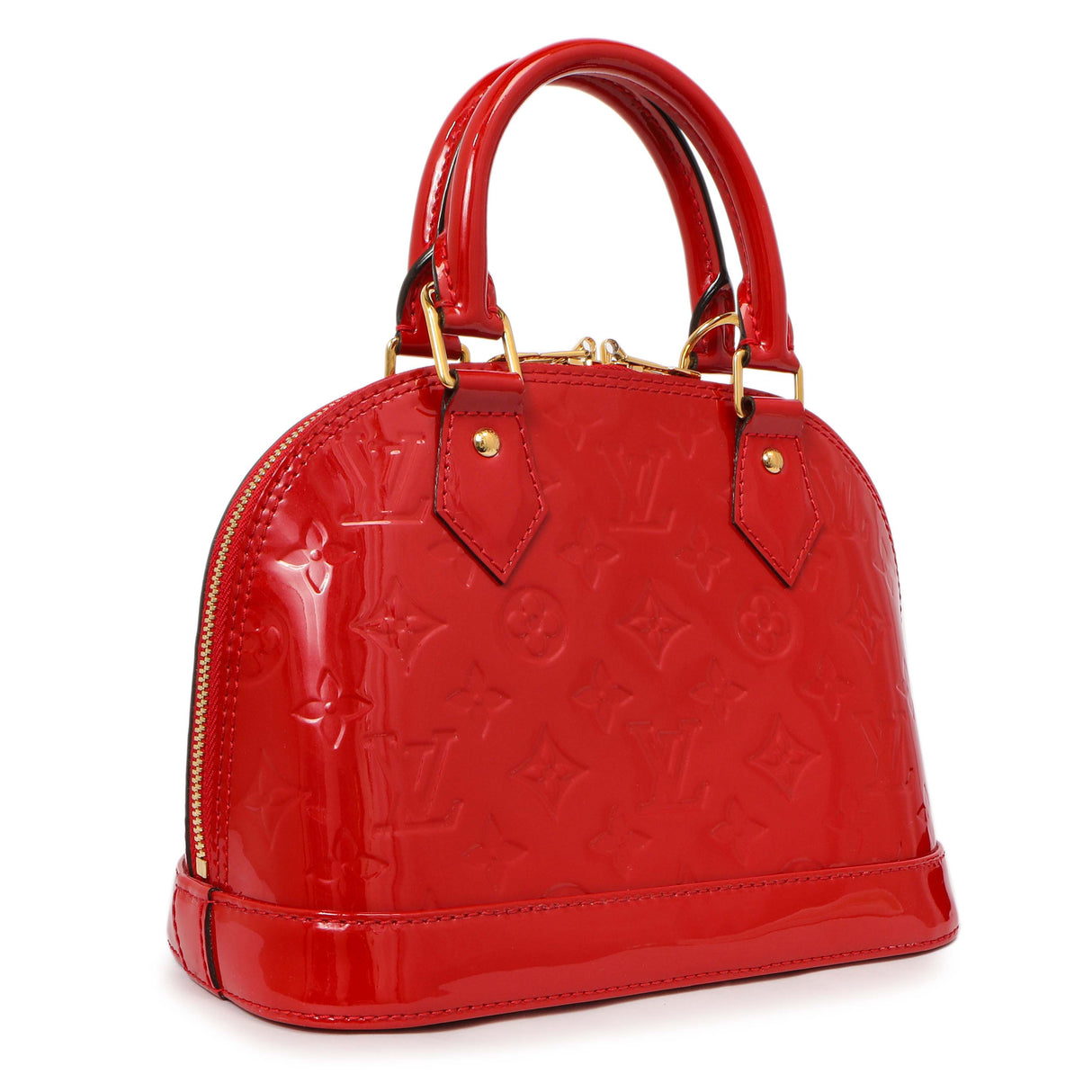 Louis Vuitton Cherry Vernis Alma BB Handbags Louis Vuitton