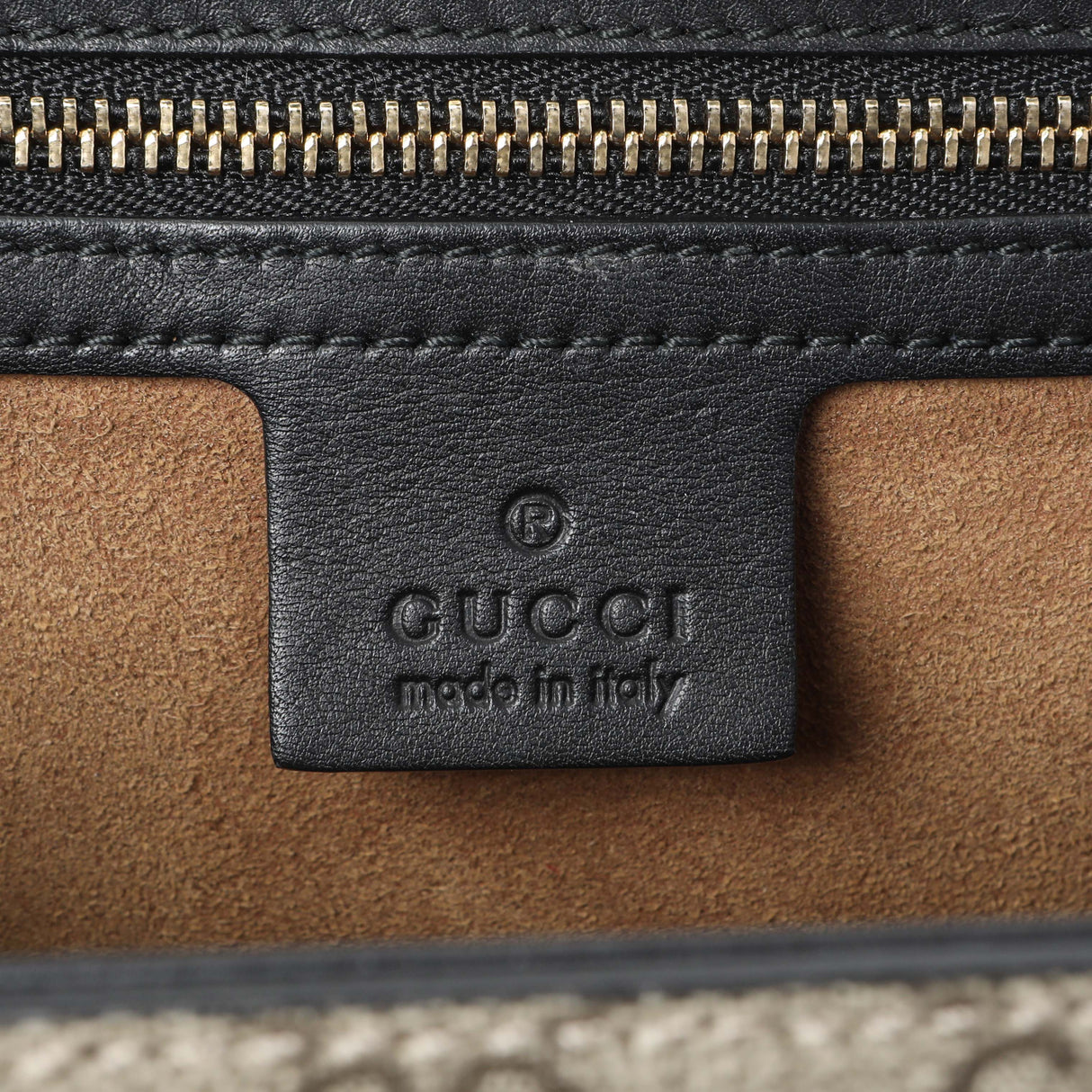 Gucci GG Supreme Calfskin Medium Padlock Shoulder Bag Handbags Gucci