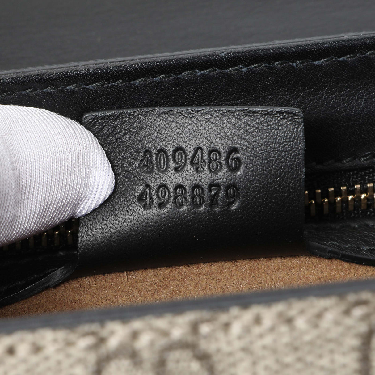 Gucci GG Supreme Calfskin Medium Padlock Shoulder Bag Handbags Gucci