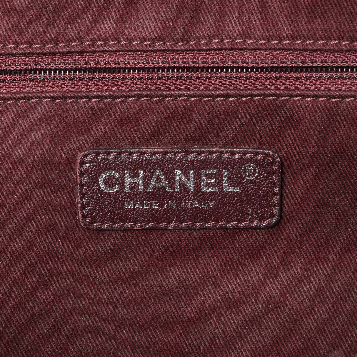 Chanel Burgundy Aged Calfskin Portobello Flap Handbags Chanel