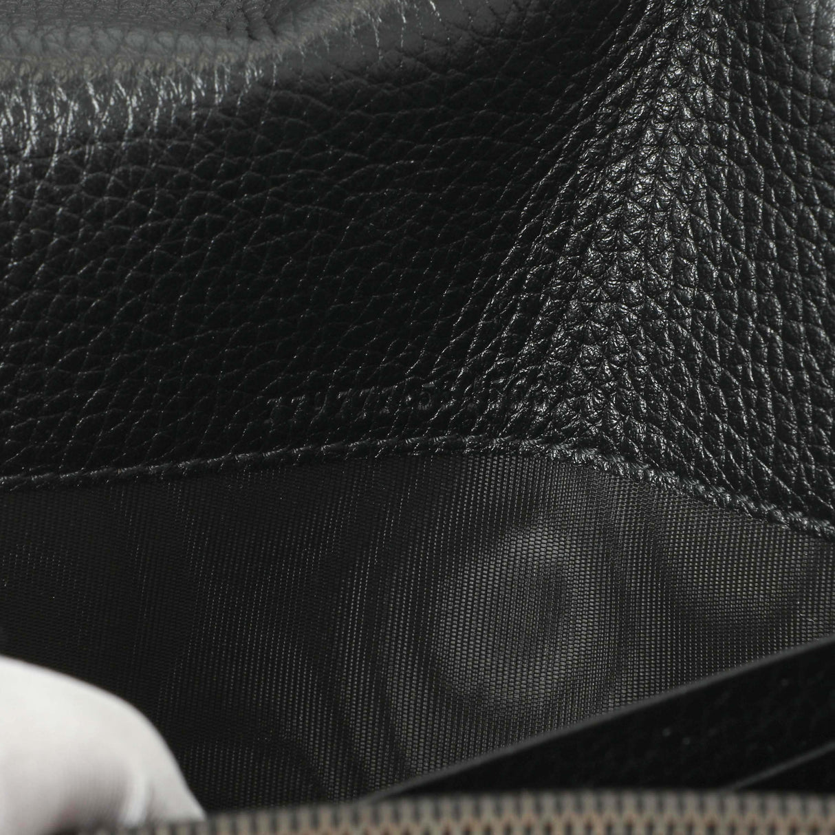 Gucci Black Calfskin GG Marmont Chain Wallet Handbags Gucci