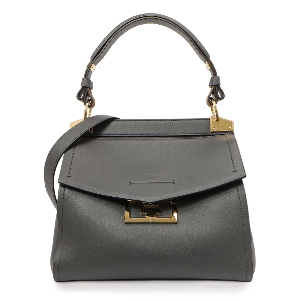 Givenchy Storm Grey Calfskin Small Mystic Shoulder Bag Handbags Givenchy