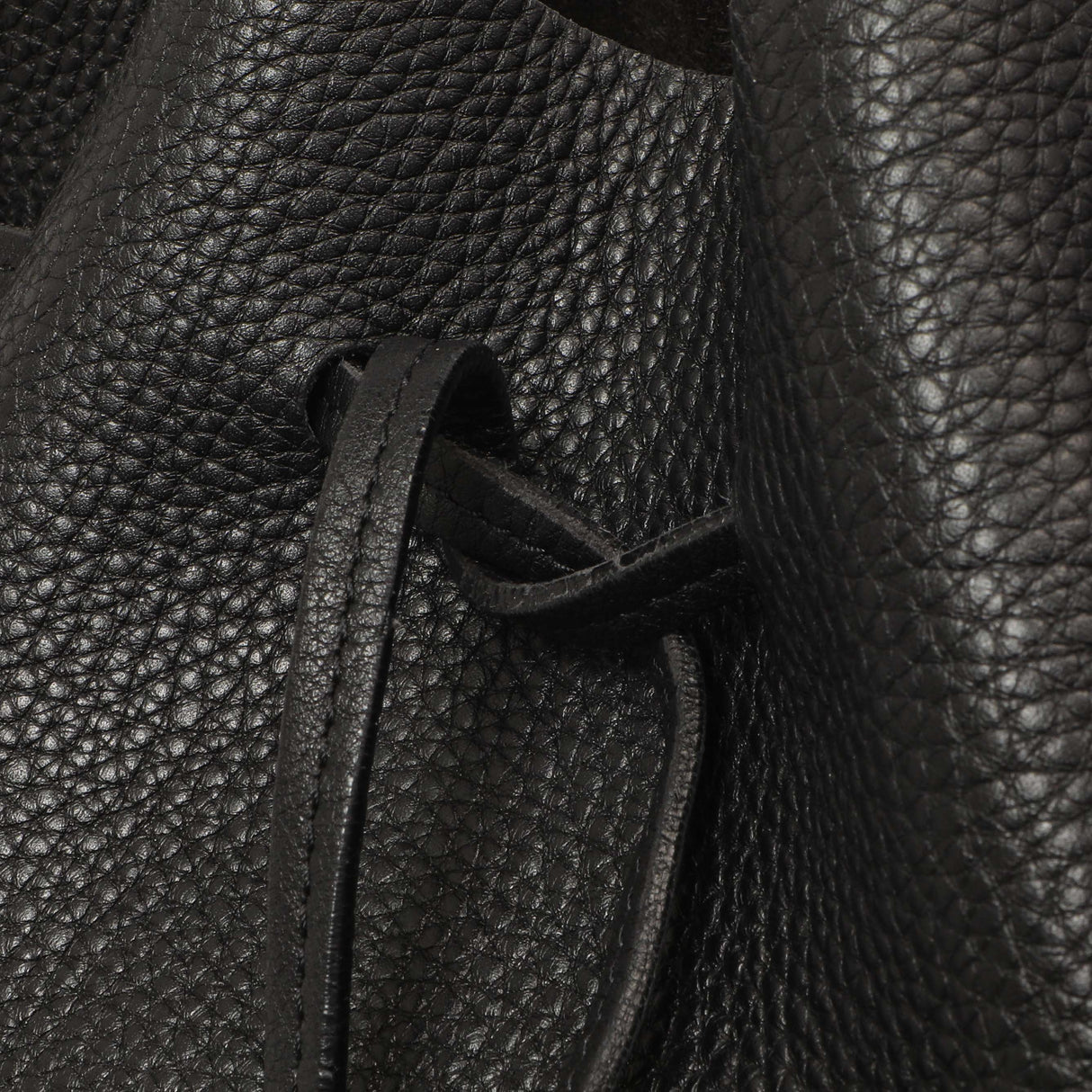 Mansur Gavriel Black Tumbled Calfskin Bucket Bag Handbags Mansur Gavriel