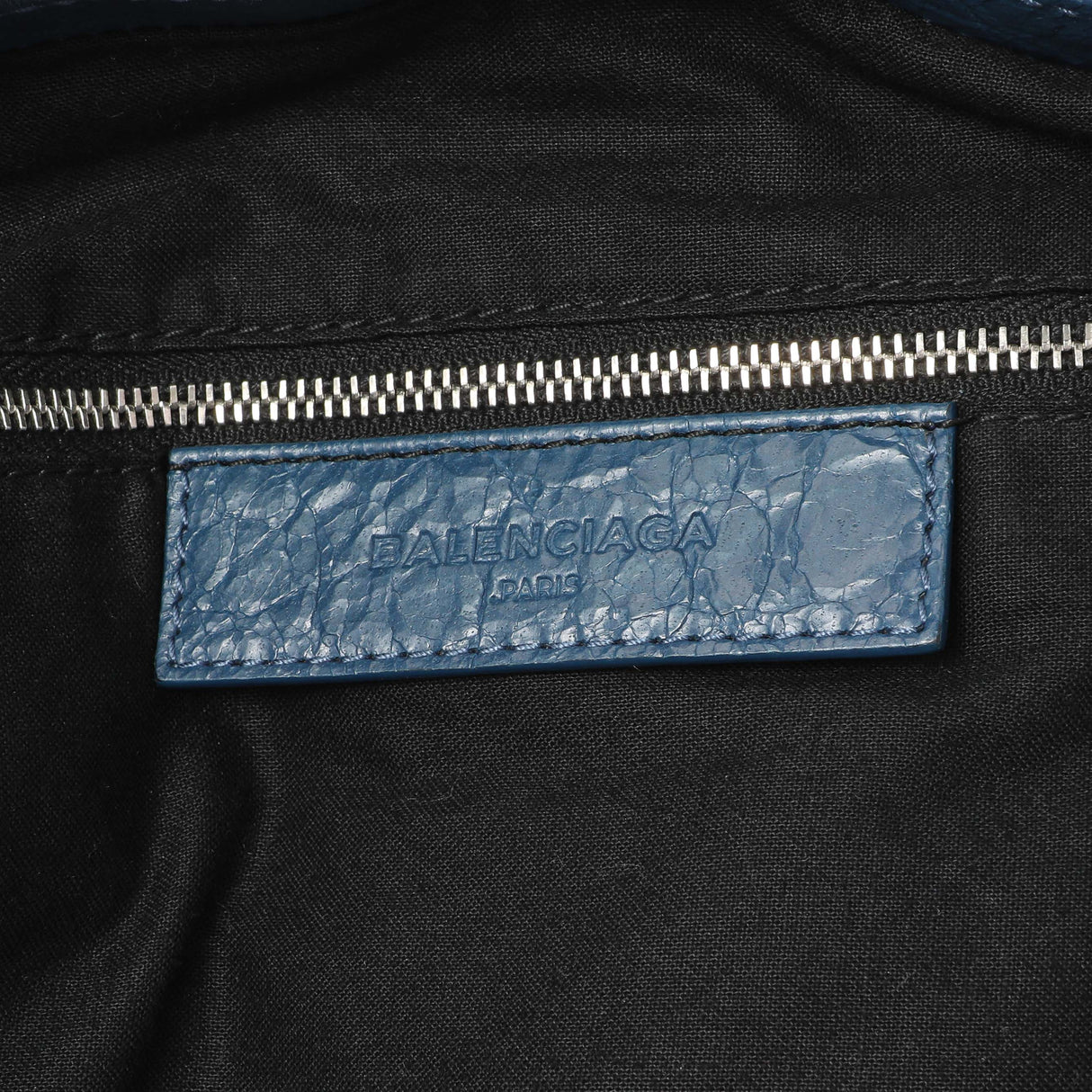 Balenciaga Bleu Profond Lambskin Classic Hardware XL City Handbags Balenciaga