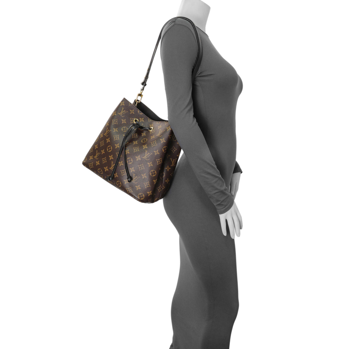 Louis Vuitton Black Monogram Neonoe MM Handbags Louis Vuitton