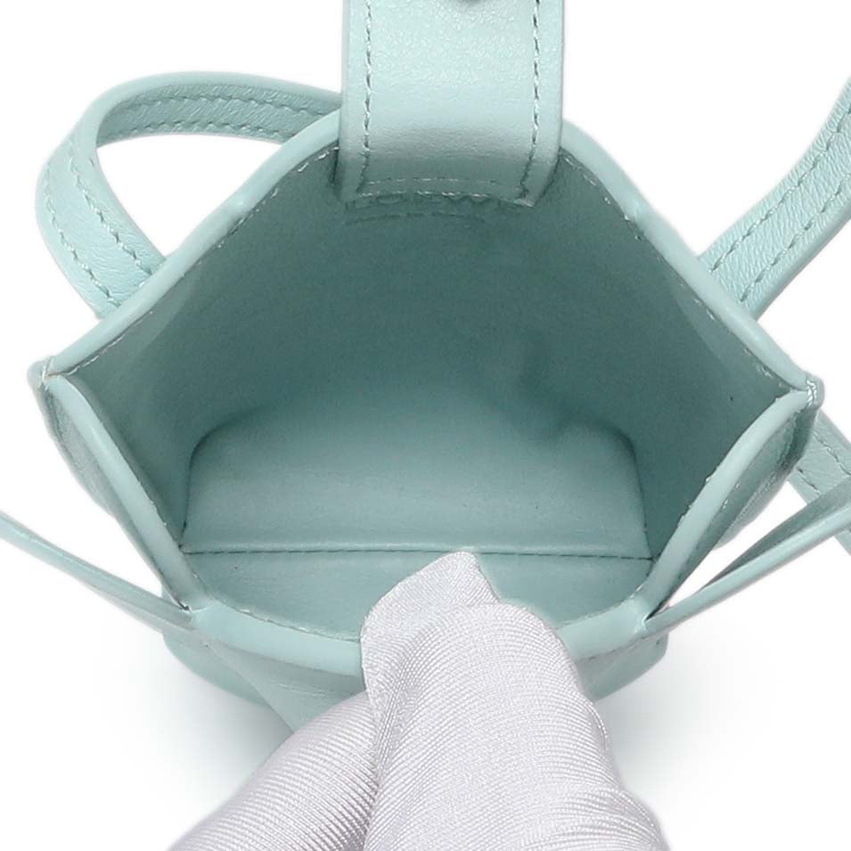 Loewe Blue Calfskin Elephant Pouch Crossbody Bag Handbags Loewe