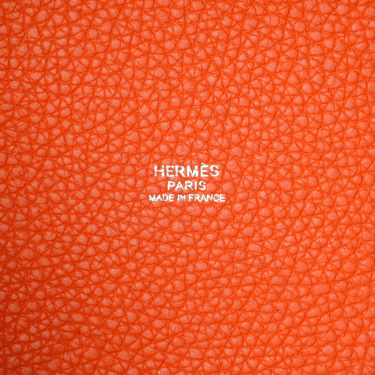 Hermes Orange Clemence Picotin Lock 22 Handbags Hermes