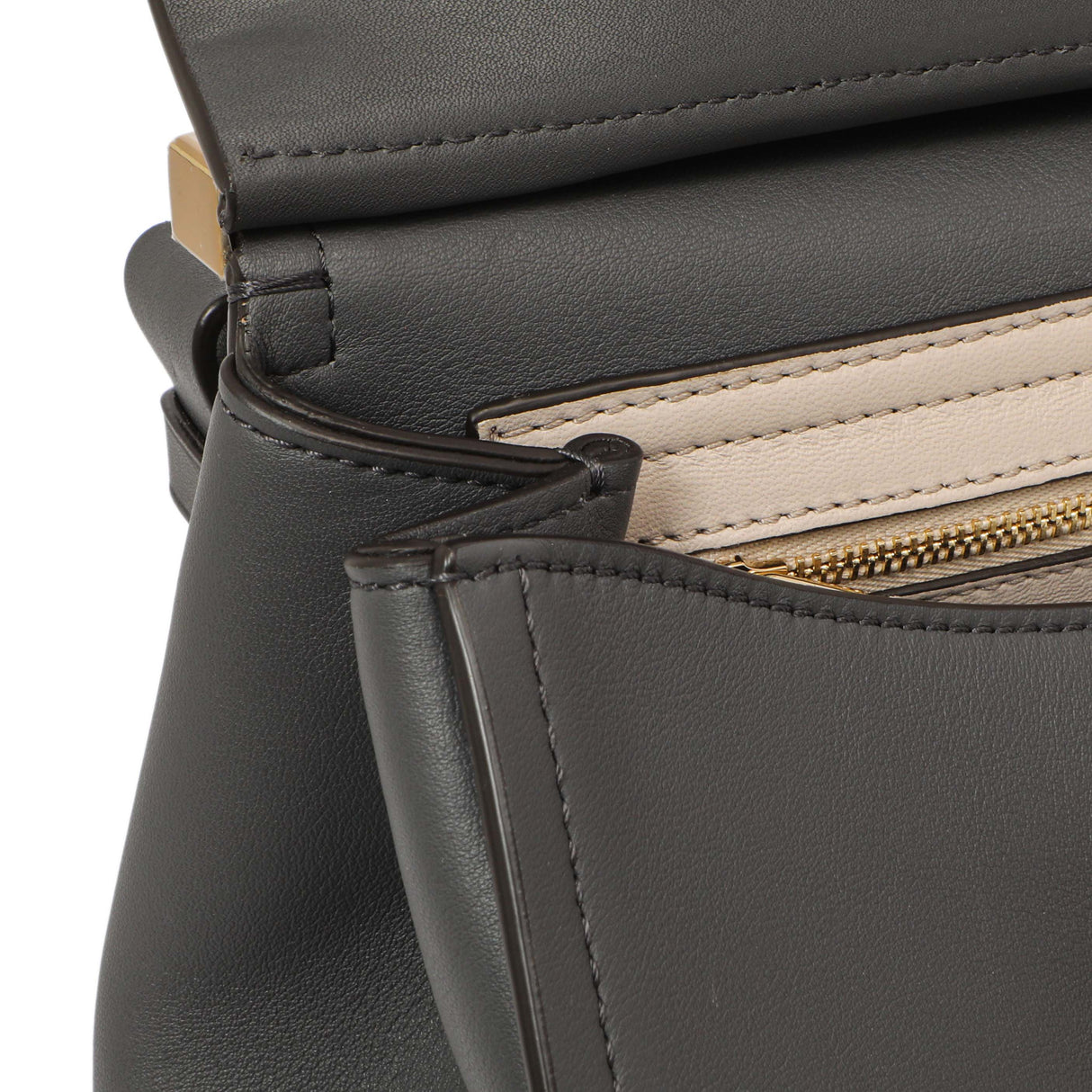 Givenchy Storm Grey Calfskin Small Mystic Shoulder Bag Handbags Givenchy