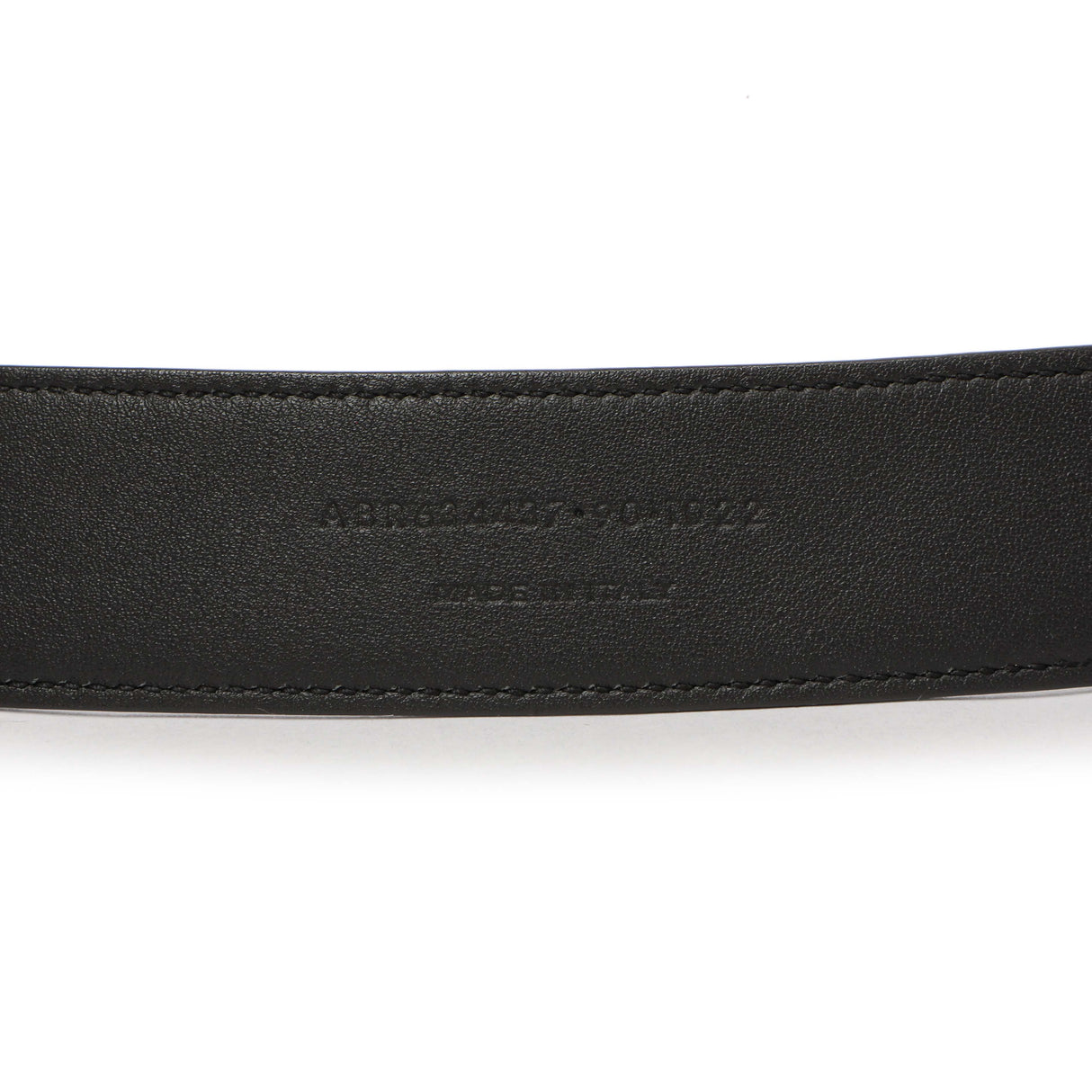 Saint Laurent Black Smooth Calfskin Monogram Square Buckle Belt Saint Laurent