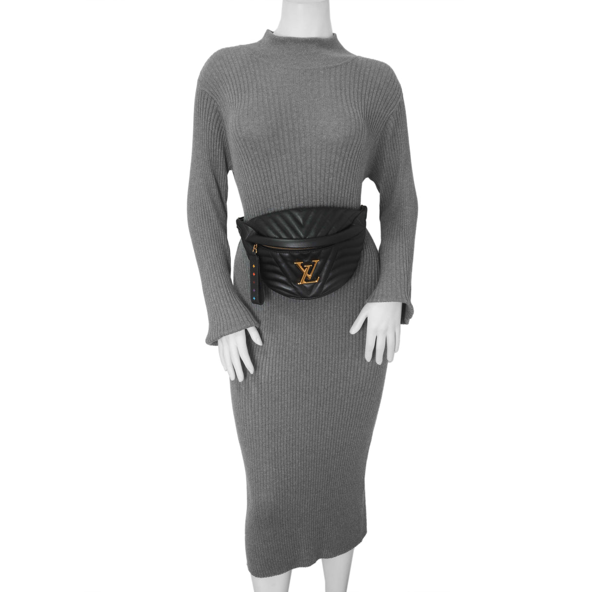 Louis Vuitton Black Quilted Calfskin New Wave Bumbag Handbags Louis Vuitton