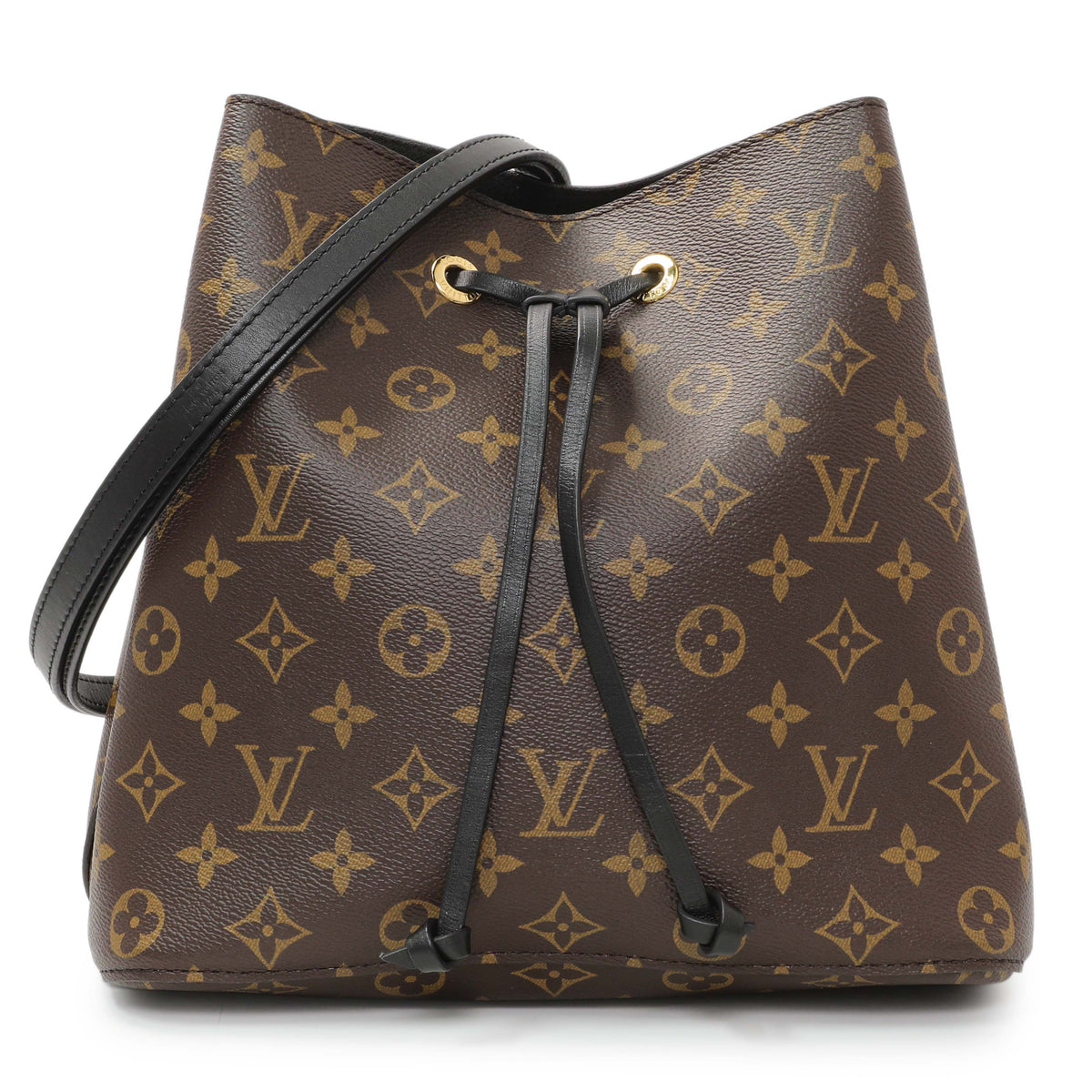 Louis Vuitton Black Monogram Neonoe MM Handbags Louis Vuitton