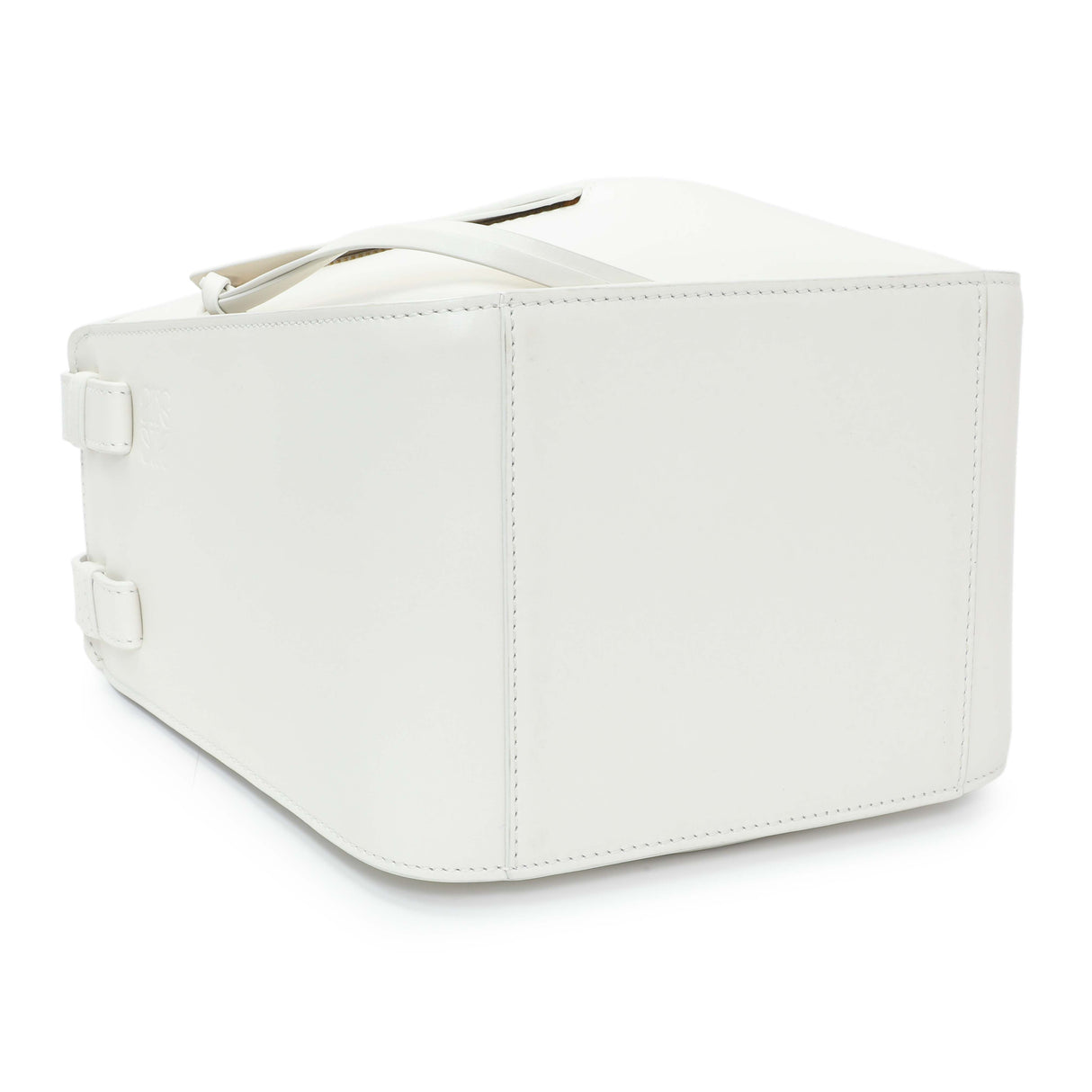 Loewe White Calfskin Compact Hammock Shoulder Bag Handbags Loewe