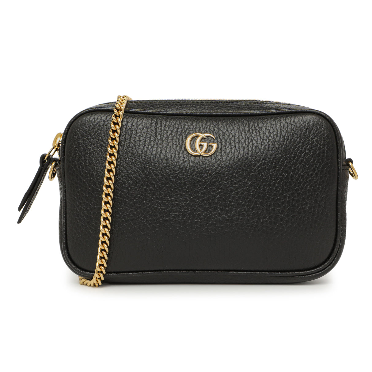 Gucci Black Calfskin Super Mini Marmont Crossbody Handbags Gucci