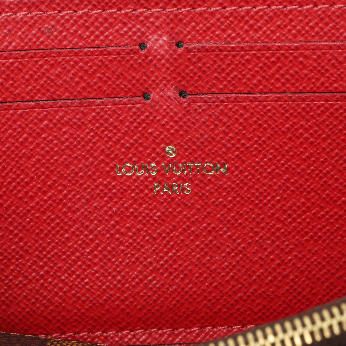 Louis Vuitton Damier Ebene Clemence Wallet Accessories Louis Vuitton