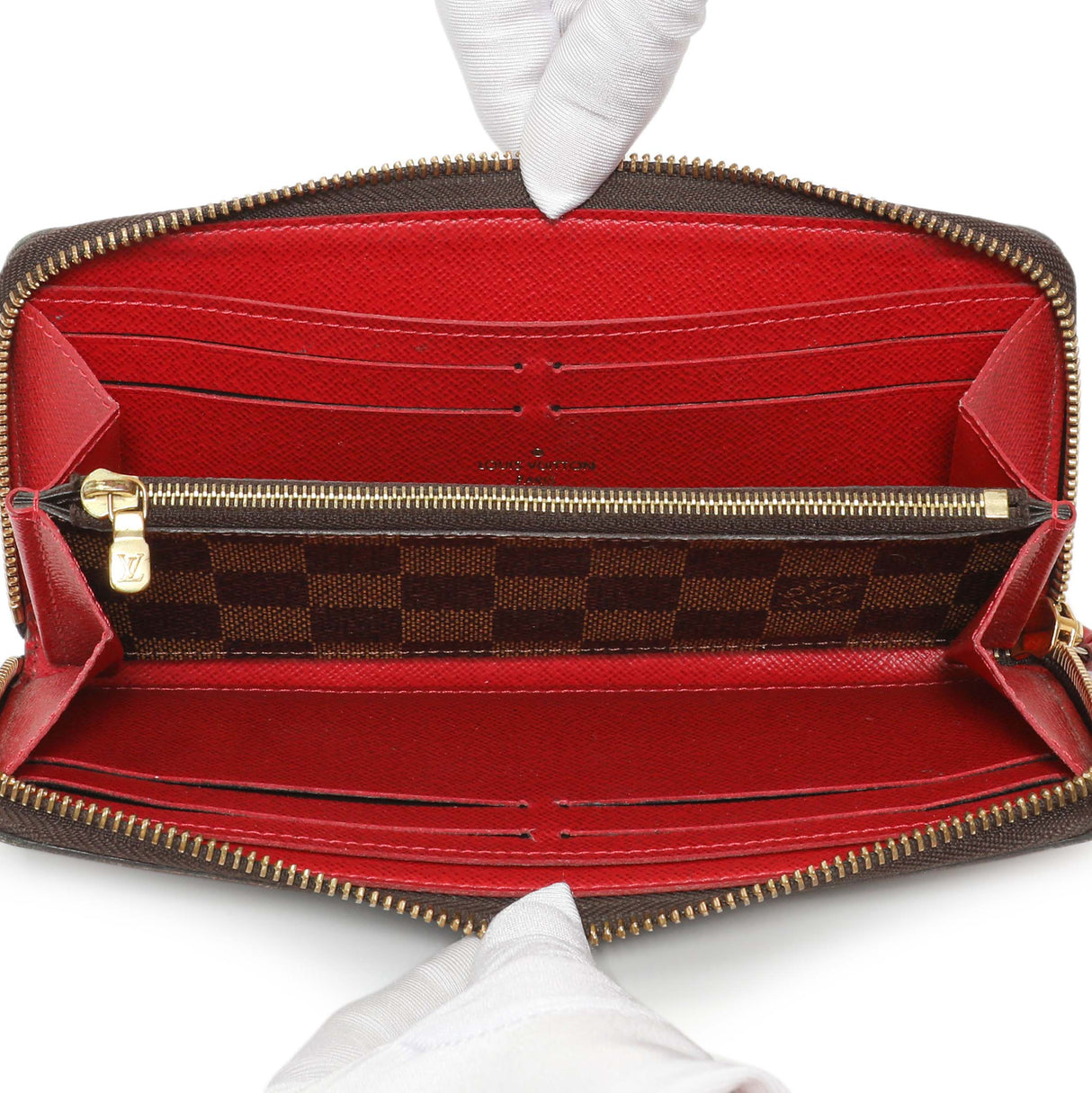 Louis Vuitton Damier Ebene Clemence Wallet Accessories Louis Vuitton