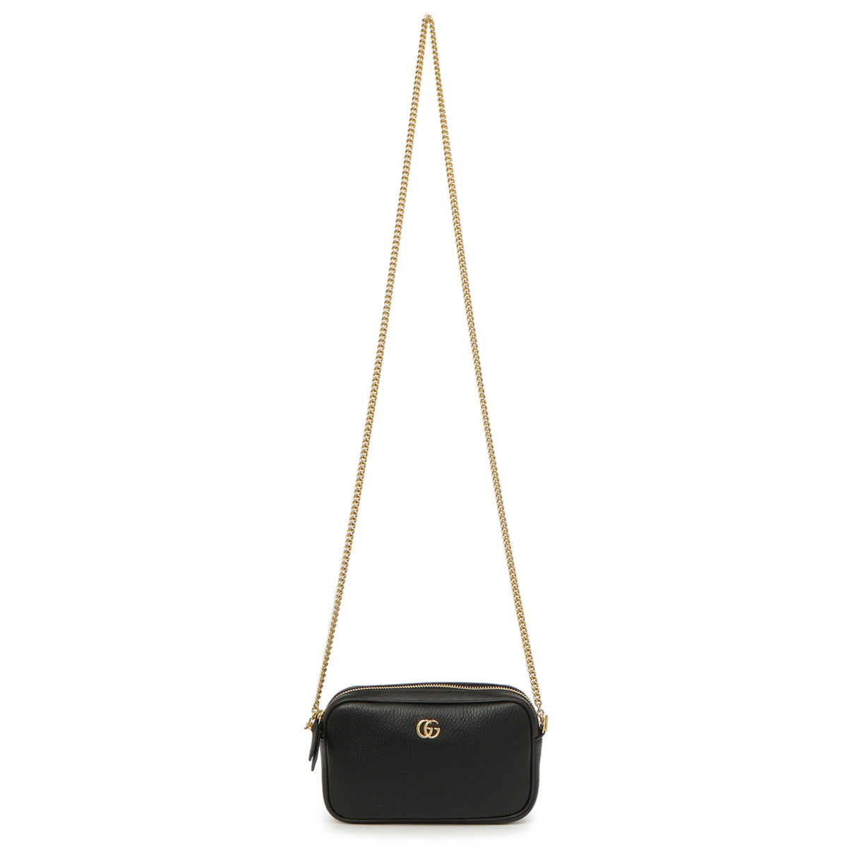 Gucci Black Calfskin Super Mini Marmont Crossbody Handbags Gucci
