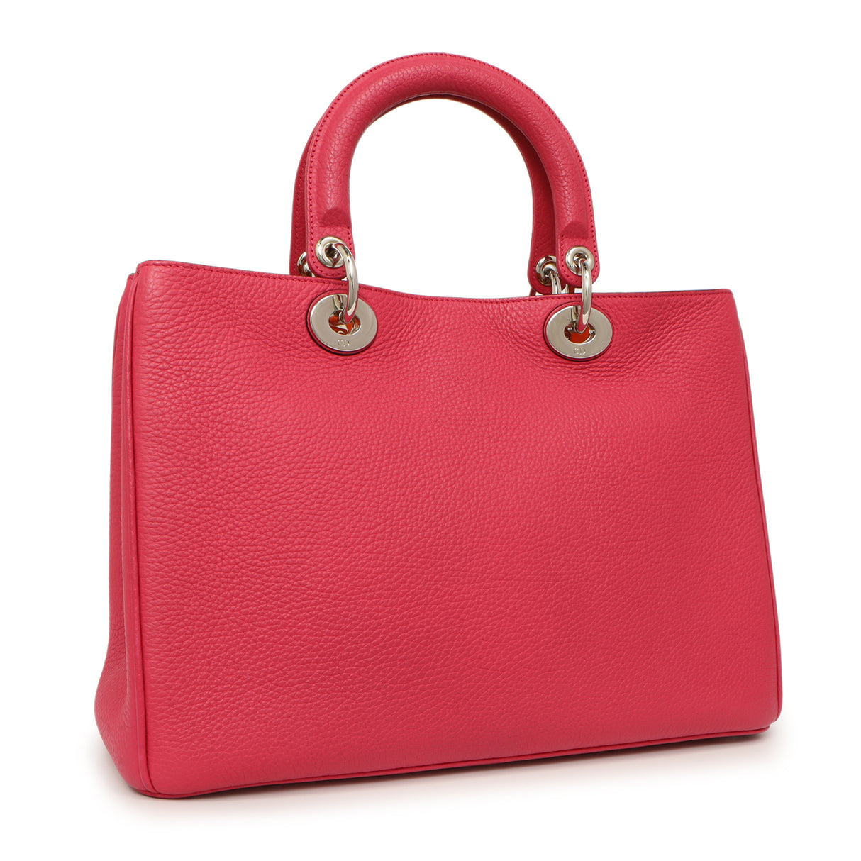 Christian Dior Fuchsia Bullcalf Medium Diorissimo Tote Handbags Christian Dior