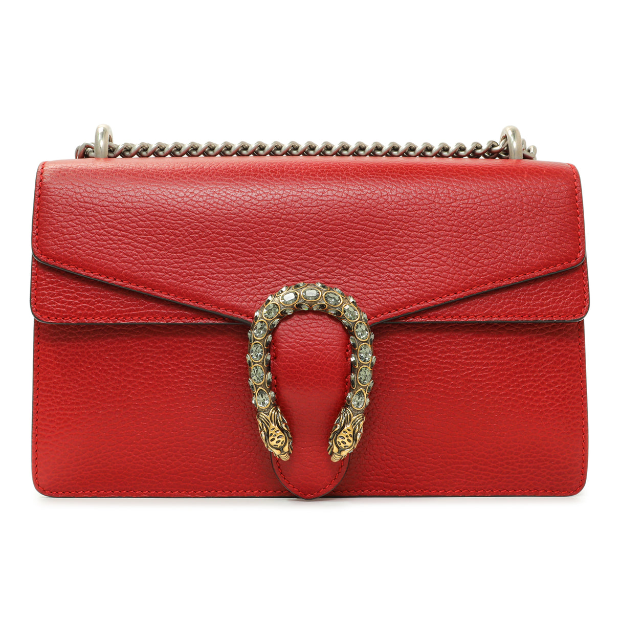 Gucci Red Calfskin Small Dionysus Shoulder Bag Handbags Gucci