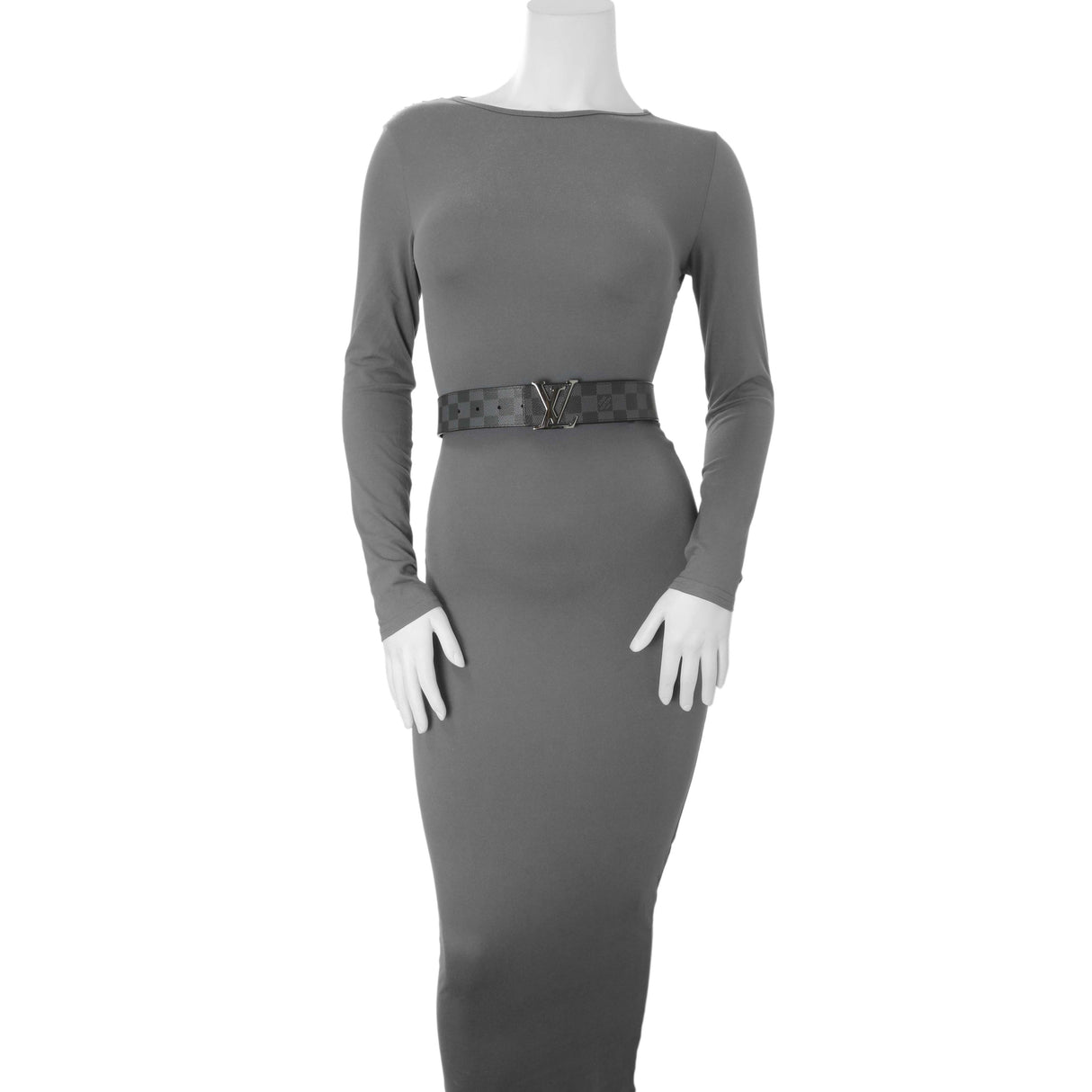 Louis Vuitton Damier Graphite LV Initiales 40mm Reversible Belt Accessories Louis Vuitton