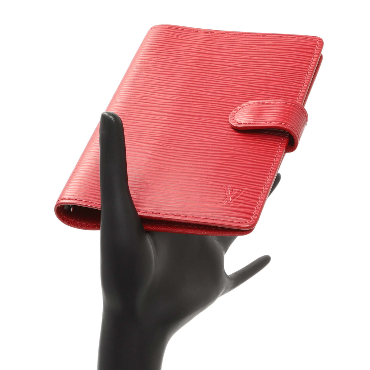 Louis Vuitton Red Epi Small Ring Agenda Cover Accessories Louis Vuitton