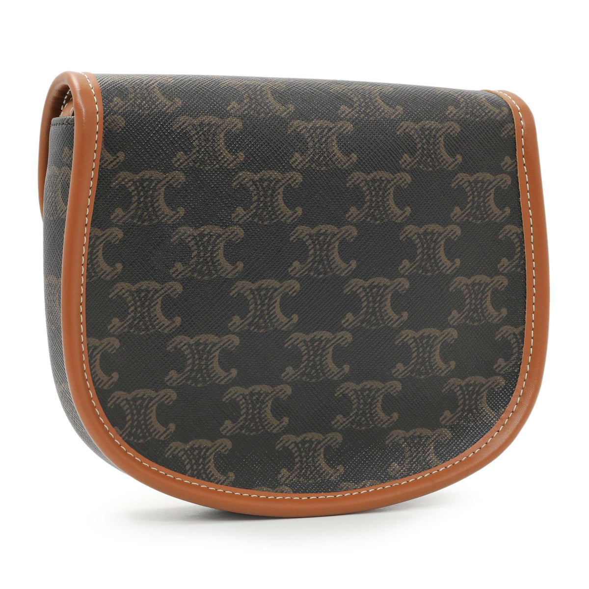 Celine Tan Calfskin Triomphe Mini Besace Handbags Celine