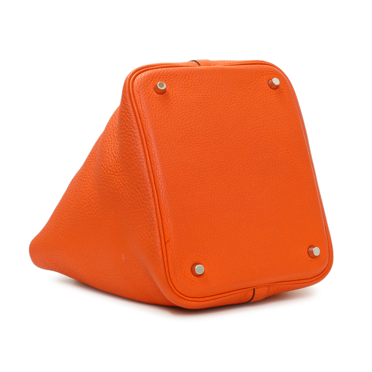 Hermes Orange Clemence Picotin Lock 22 Handbags Hermes