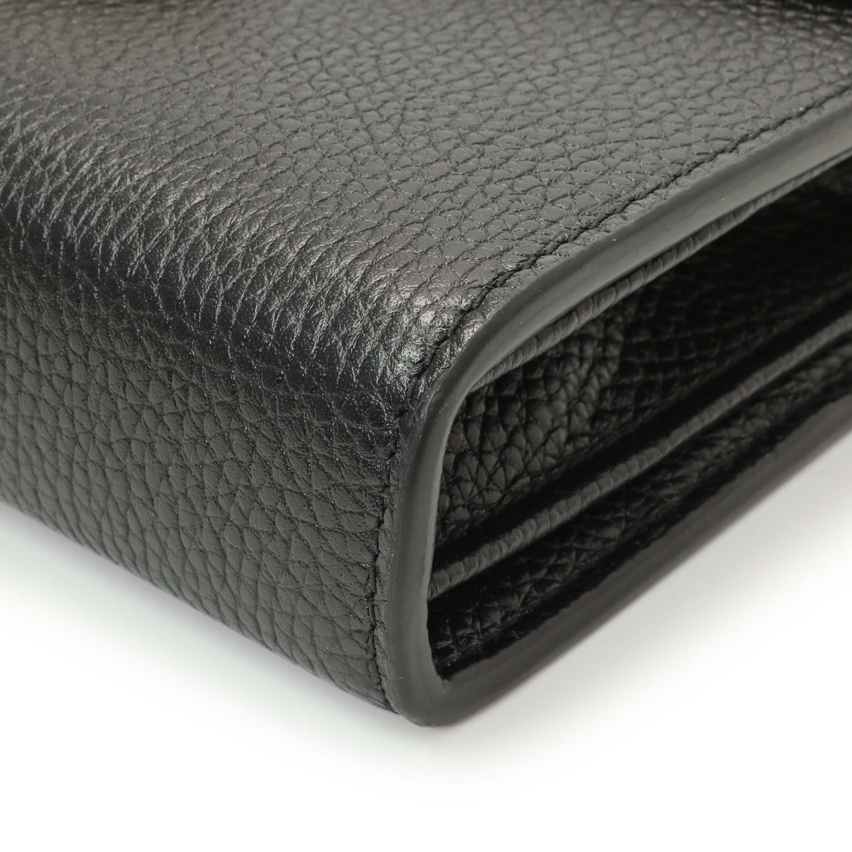 Gucci Black Calfskin GG Marmont Chain Wallet Handbags Gucci