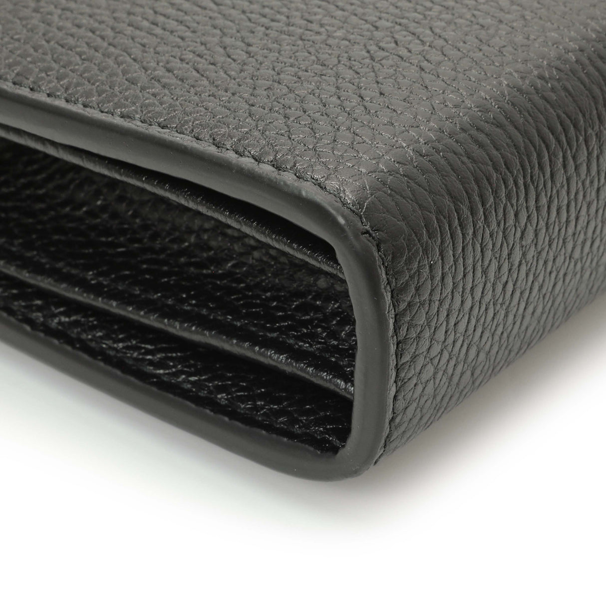 Gucci Black Calfskin GG Marmont Chain Wallet Handbags Gucci